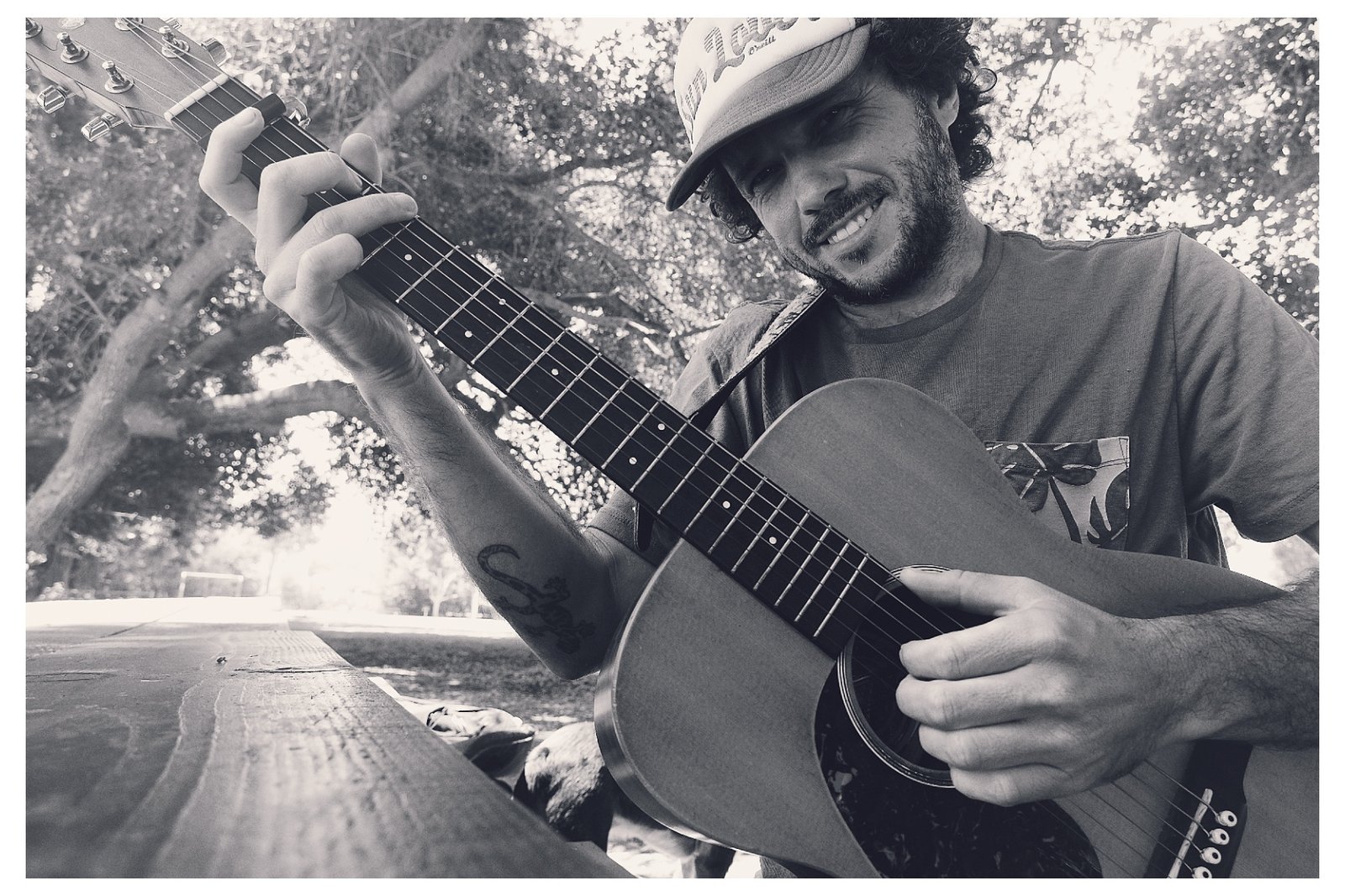 Brennan Smith performing — park